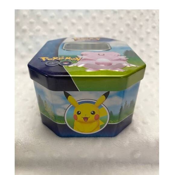 2022 Pokemon TCG 'Pokemon Go' EMPTY Collectors Tin- Blissey (No Cards) - Picture 3 of 8